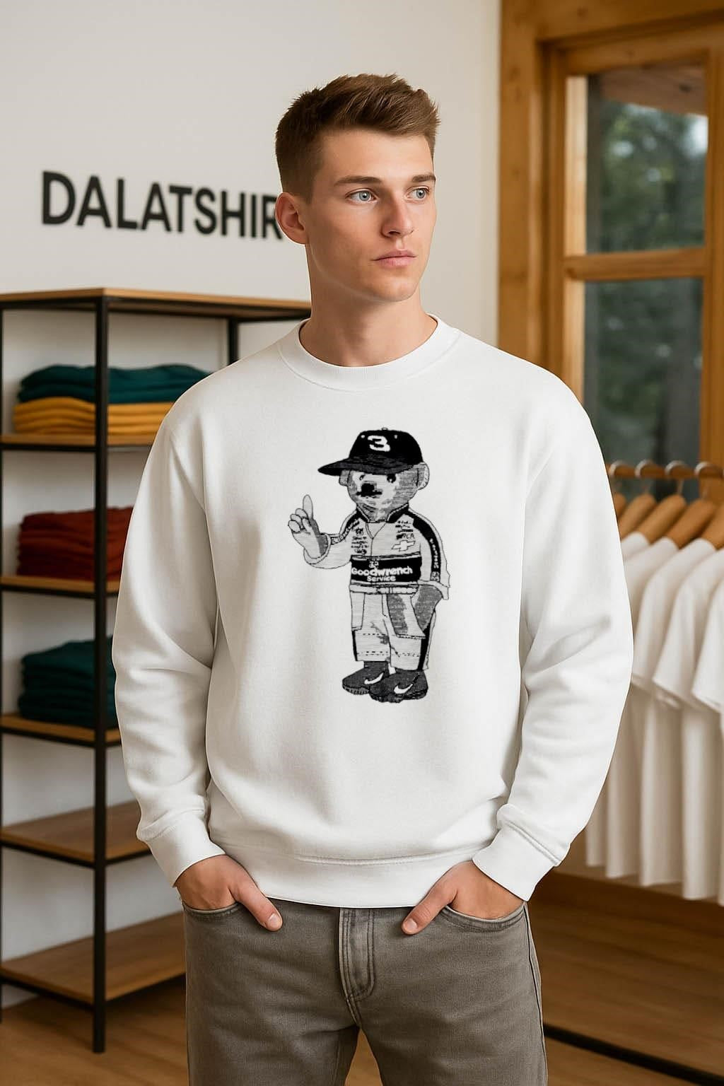 Polo Bear Dale Earnhardt Racing Goodwrench Service shirt