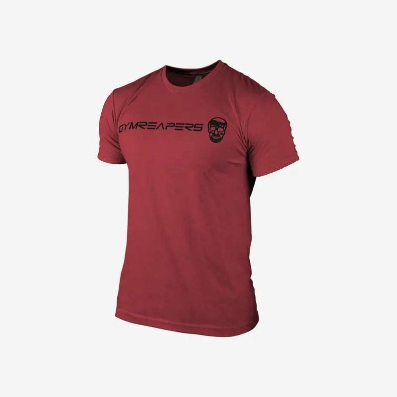 Gymreapers Summer Basic Shirt - Cardinal/Black, Soft Cotton/Poly Blend Hoodie, Sweatshirt | TeeBloomCo.com