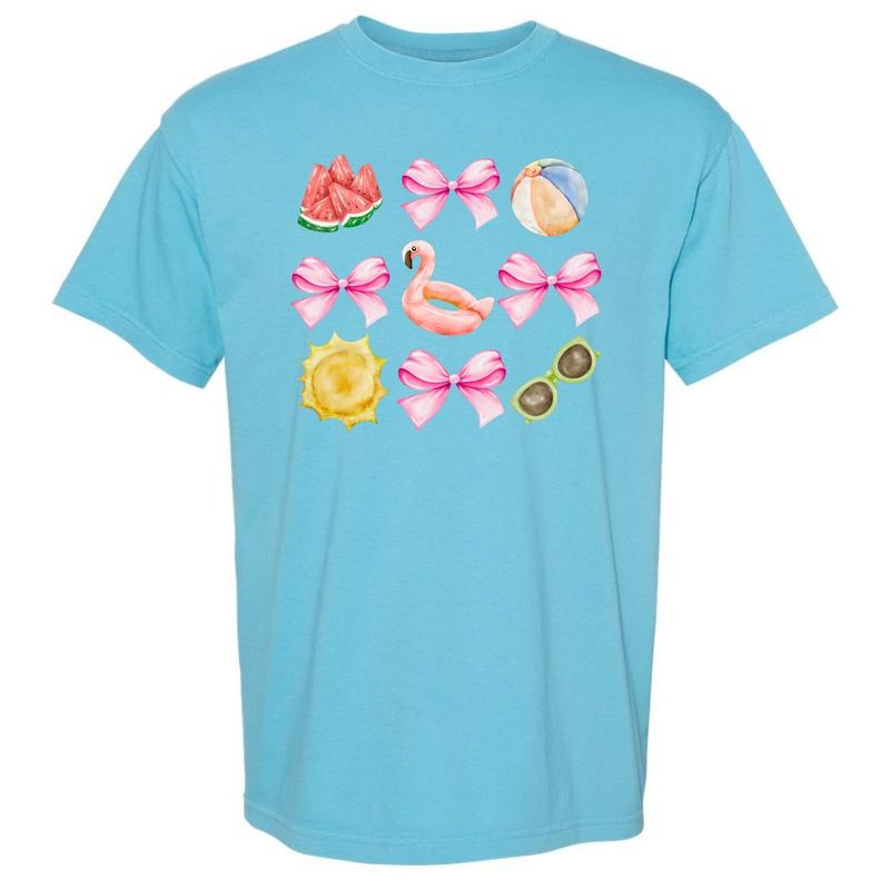 Pool Day Coquette Collage Comfort Colors T-Shirt 'NLB' Hoodie, Sweatshirt | TeeBloomCo.com