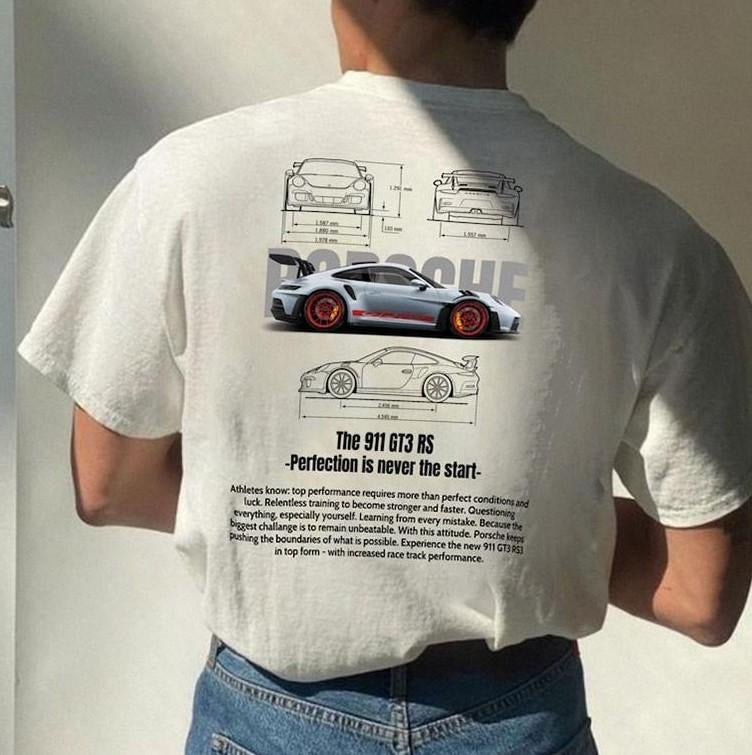 Porsche 911 GT3 RS Aesthetic Tshirt, Porsche Vintage Shirt, All Size S to 3XL Hoodie, Sweatshirt | TeeBloomCo.com