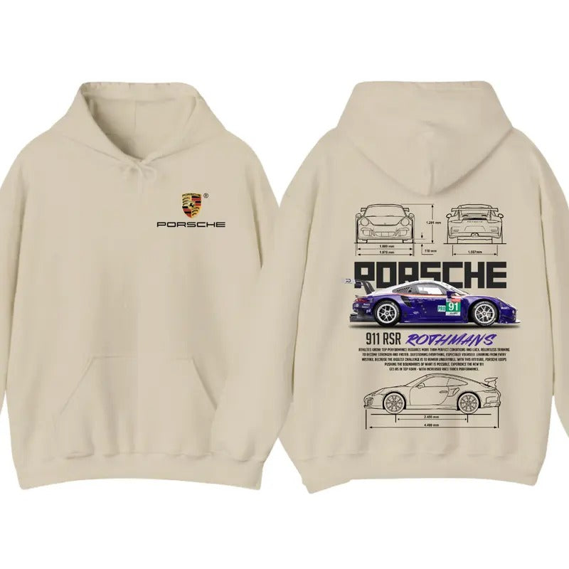 Porsche 911 GT3 RS Rothmans T-Shirt Sweatshirt Hoodie, For Men And Women, Trendy Shirt | TeeBloomCo.com