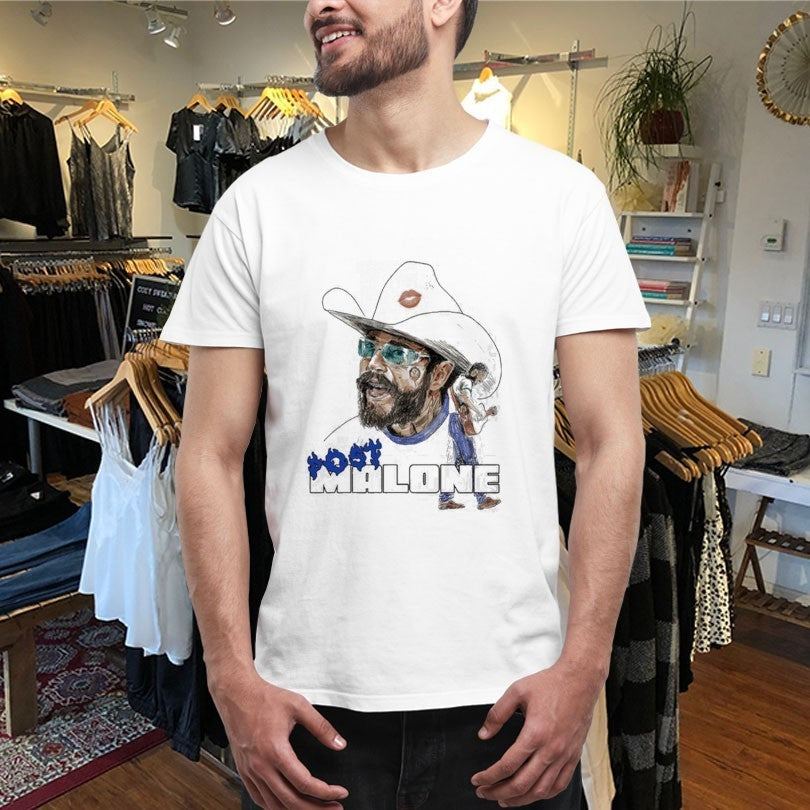 Post Malone Blue Flame Shirts