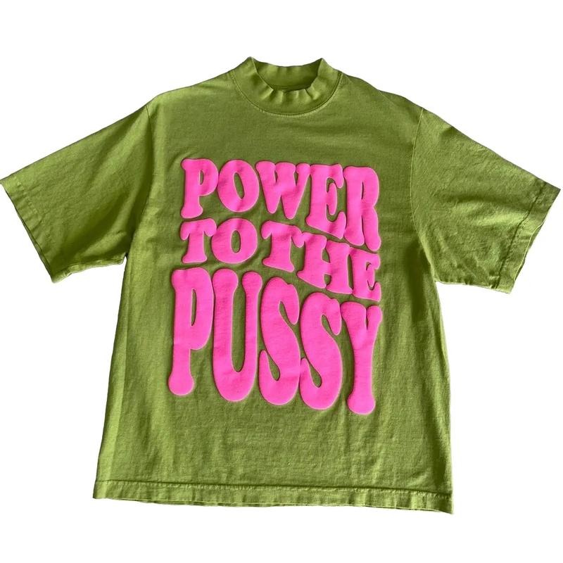 Power to the P Celery Cotton T-Shirt Casual Comfortable Hoodie, Sweatshirt | TeeBloomCo.com