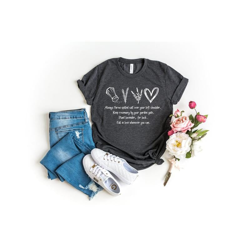 Practical Magic Shirt Salt Rosemary Lavender Love Shirt Inspirational Shirt Magic Spell Shirt TK43GN Hoodie, Sweatshirt
