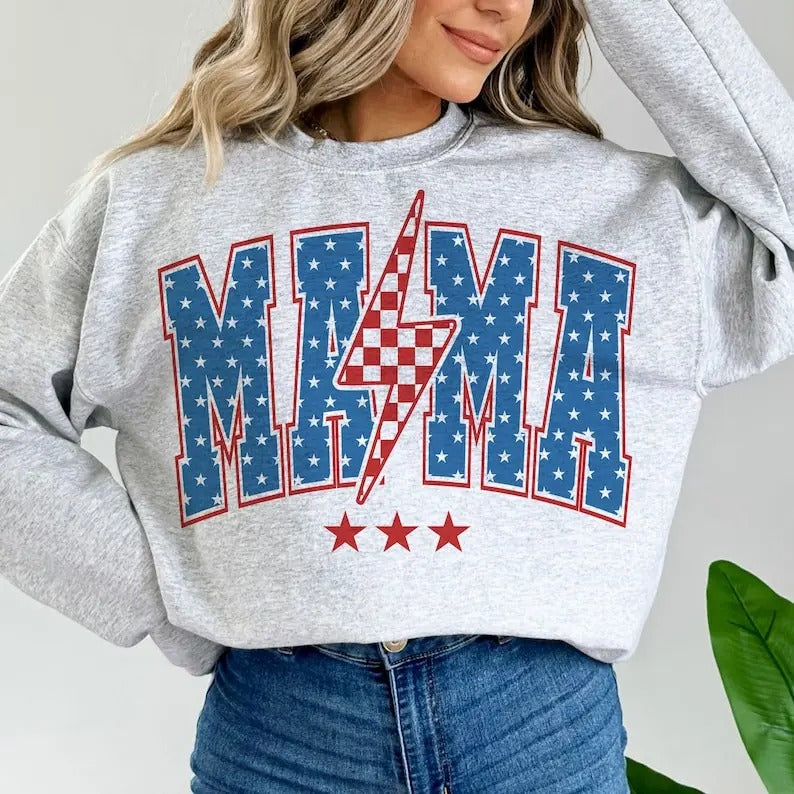 Premium  American Mama and Mini , Mama , 4th of July , Fourth Of July   Shirt Hoodie, Sweatshirt | TeeBloomCo.com