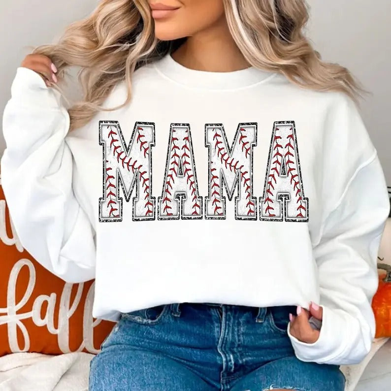 Premium  Baseball Mama , Mama, Baseball , Baseball Mama, Baseball Mama Shirt Hoodie, Sweatshirt | TeeBloomCo.com