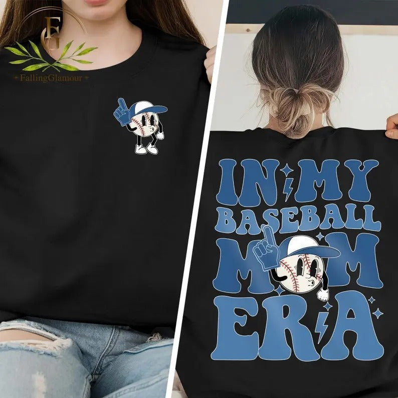 Premium  In My Baseball Era Shirt, Baseball Mom Shirt, Baseball Mama Shirt, Baseball Era, Game Day Shirt, Mom Shirt,...