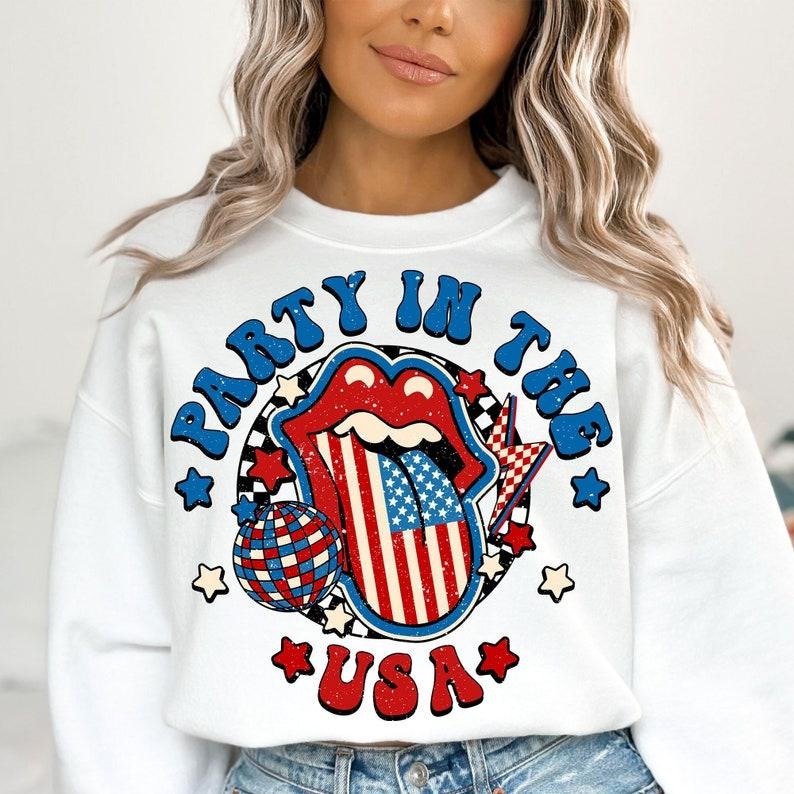 Premium  Party in The Usa , 4th of July , Fourth Of July , USA , America shirt Hoodie, Sweatshirt | TeeBloomCo.com