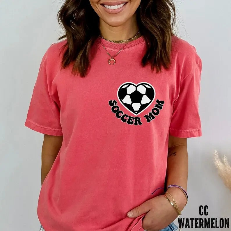 Premium  Soccer Mom ERA Shirt, Mom's Soccer Tee Design, Mama Soccer Shirt for Women, Soccer Season Shirt for Moms Hoodie,...