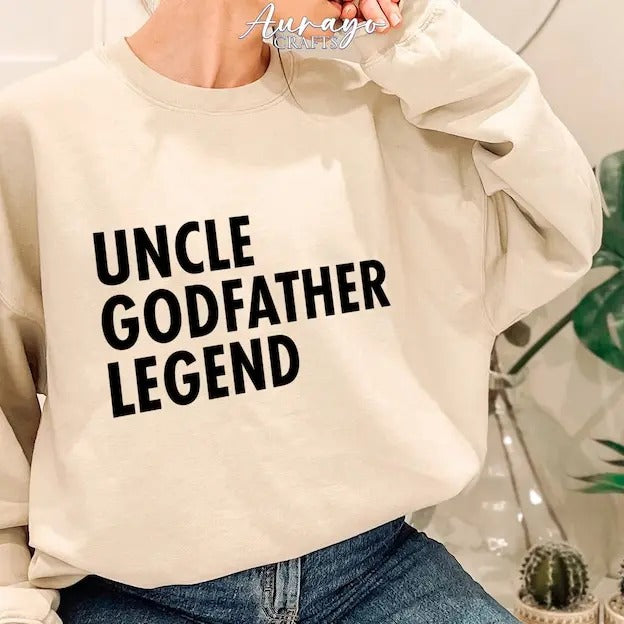 Premium  Uncle Godfather Shirt, Uncle Godfather Legend Shirt, Godfather Shirt, Godfather Gift, Gift For Godfather, Uncle...