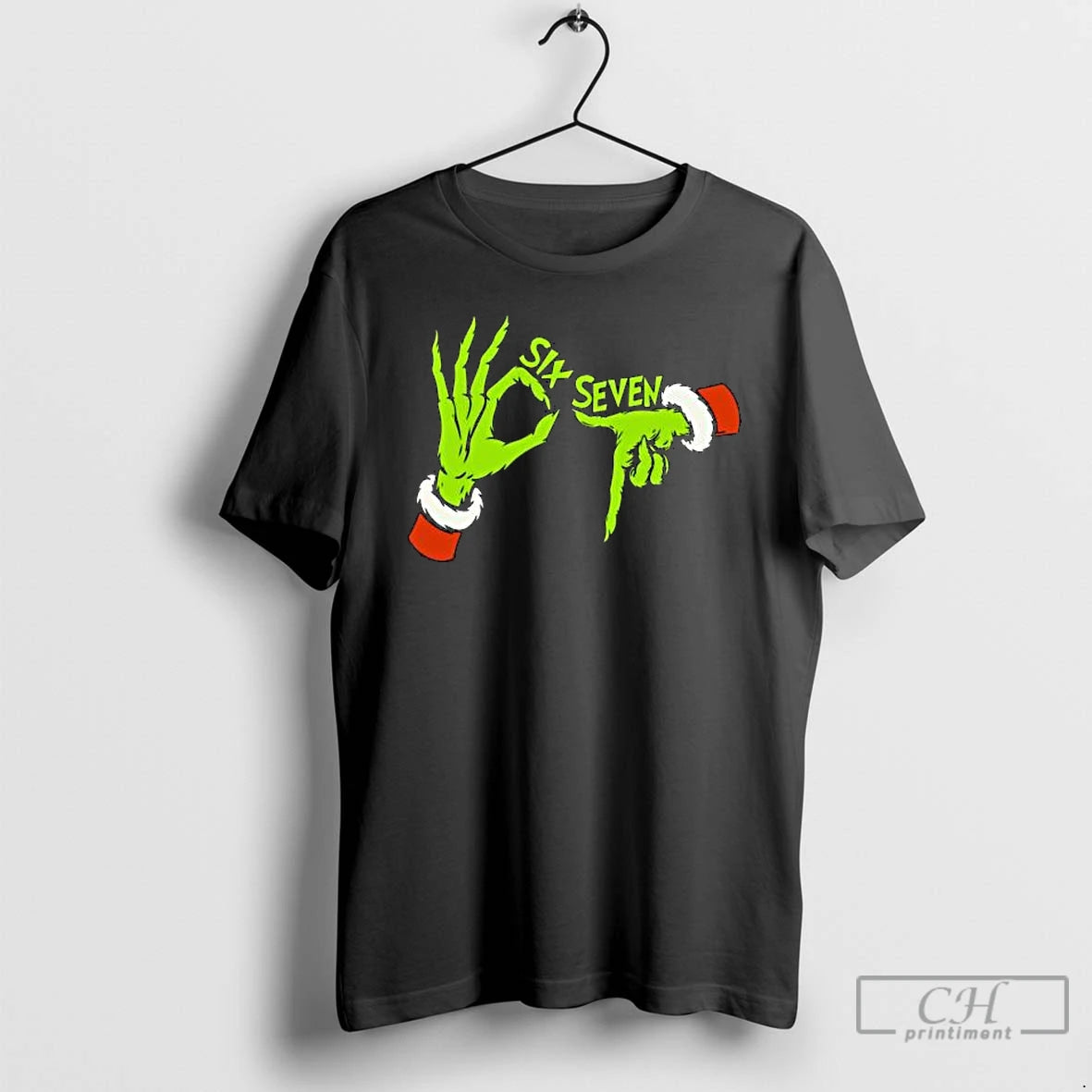 Premium 67 Grinch Hands Christmas T-Shirts, Hoodie, Sweatshirt | TeeBloomCo.com