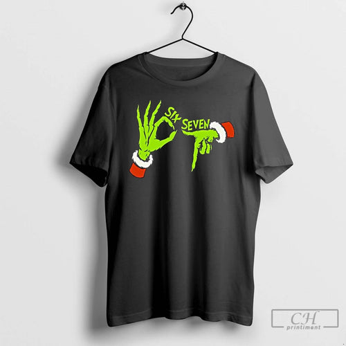 Premium 67 Grinch Hands Christmas T-Shirts, Hoodie, Sweatshirt | TeeBloomCo.com
