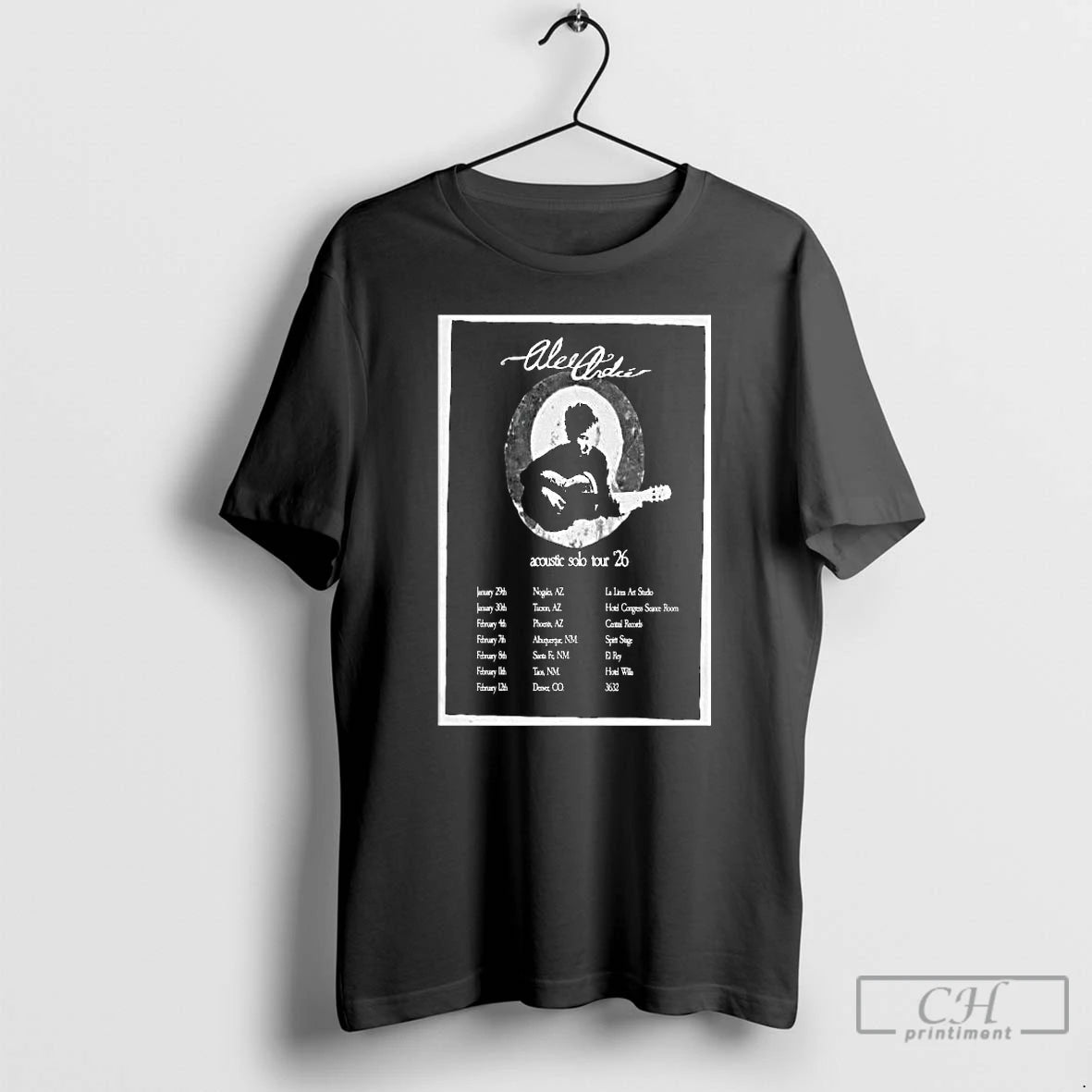 Premium Alec Andre Ruvalcaba Acoustic Solo Tour 2026 T-Shirts, Hoodie, Sweatshirt | TeeBloomCo.com