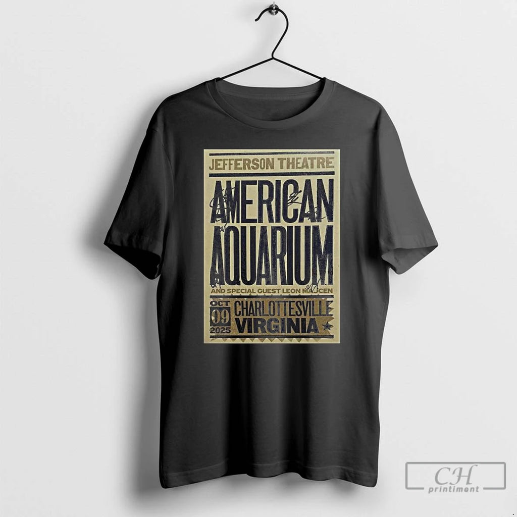 Premium American Aquarium Jefferson Theater Charlottesville October 9 2025 Long Sleve T Shirts
