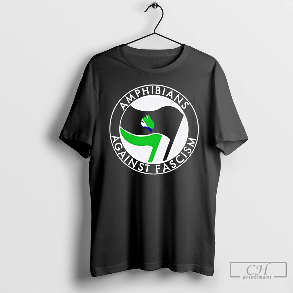 Premium Antifa Amphibians Against Fascism Frog Pepe T Shirts