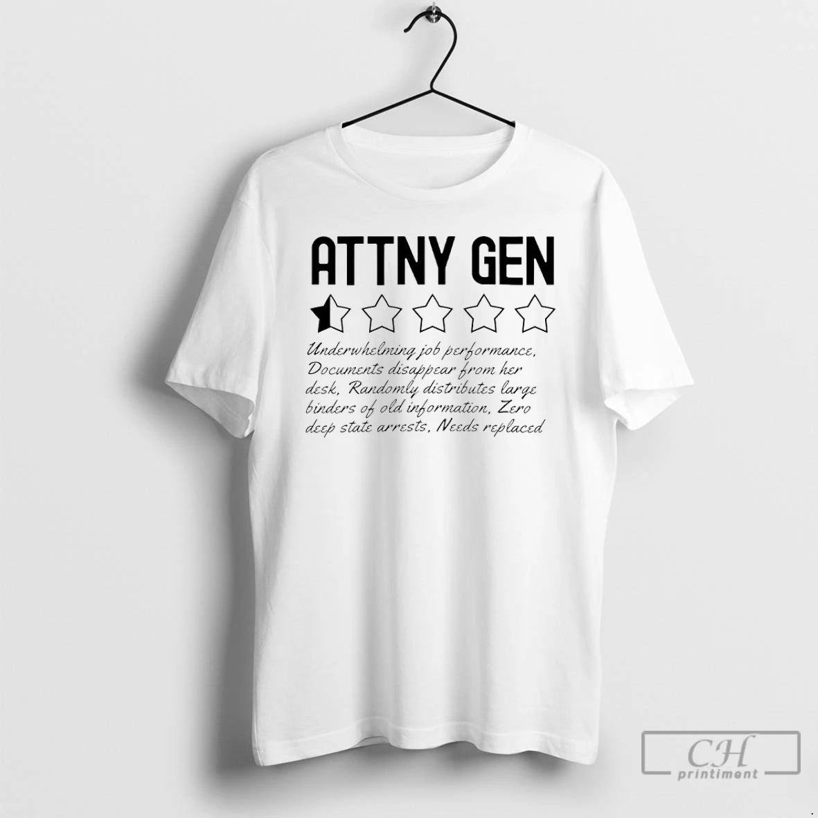 Premium Attorney General Half Star Rating T-Shirts, Hoodie, Sweatshirt | TeeBloomCo.com