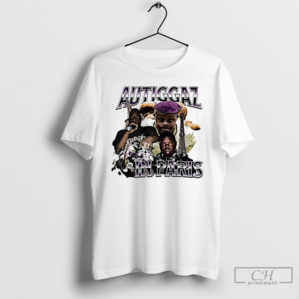 Premium Autiggaz In Paris 90s Bootleg T-Shirts, Hoodie, Sweatshirt | TeeBloomCo.com