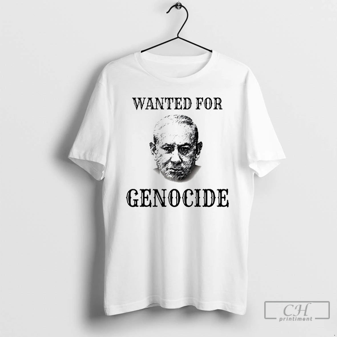 Premium Benjamin Netanyahu Wanted For Genocide T-Shirts, Hoodie, Sweatshirt | TeeBloomCo.com