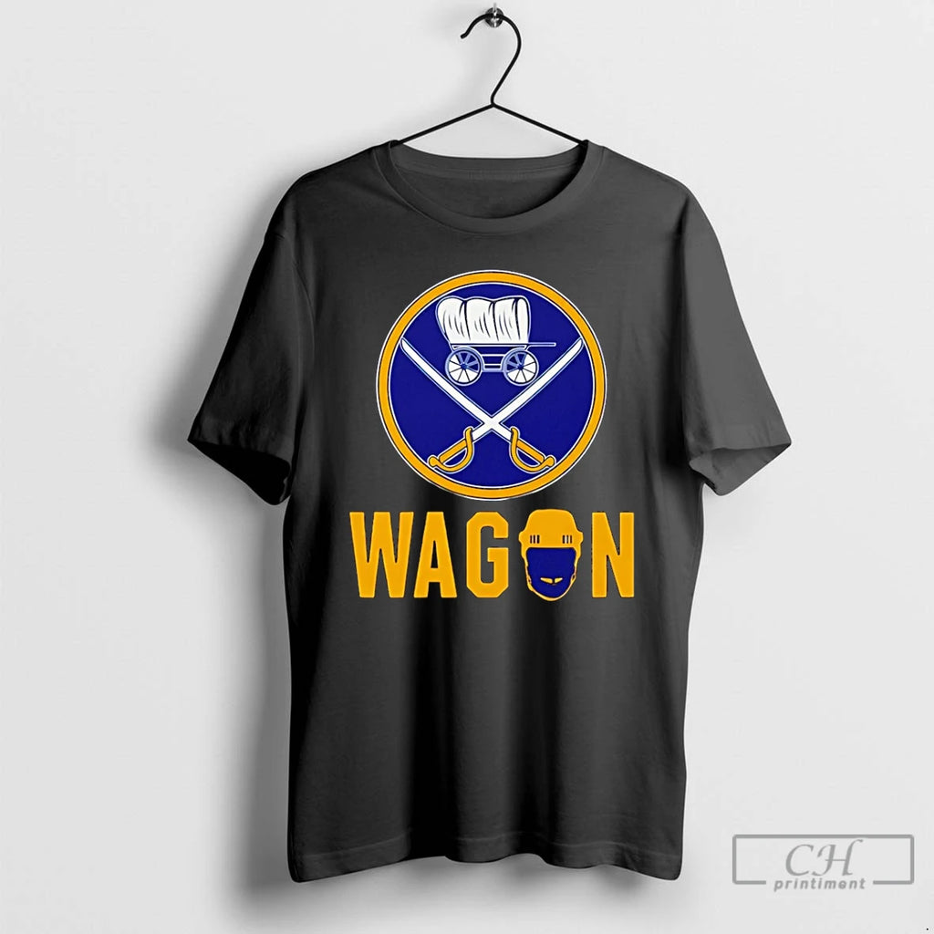 Premium Buffalo Sabres Wagon Logo T-Shirts, Hoodie, Sweatshirt | TeeBloomCo.com