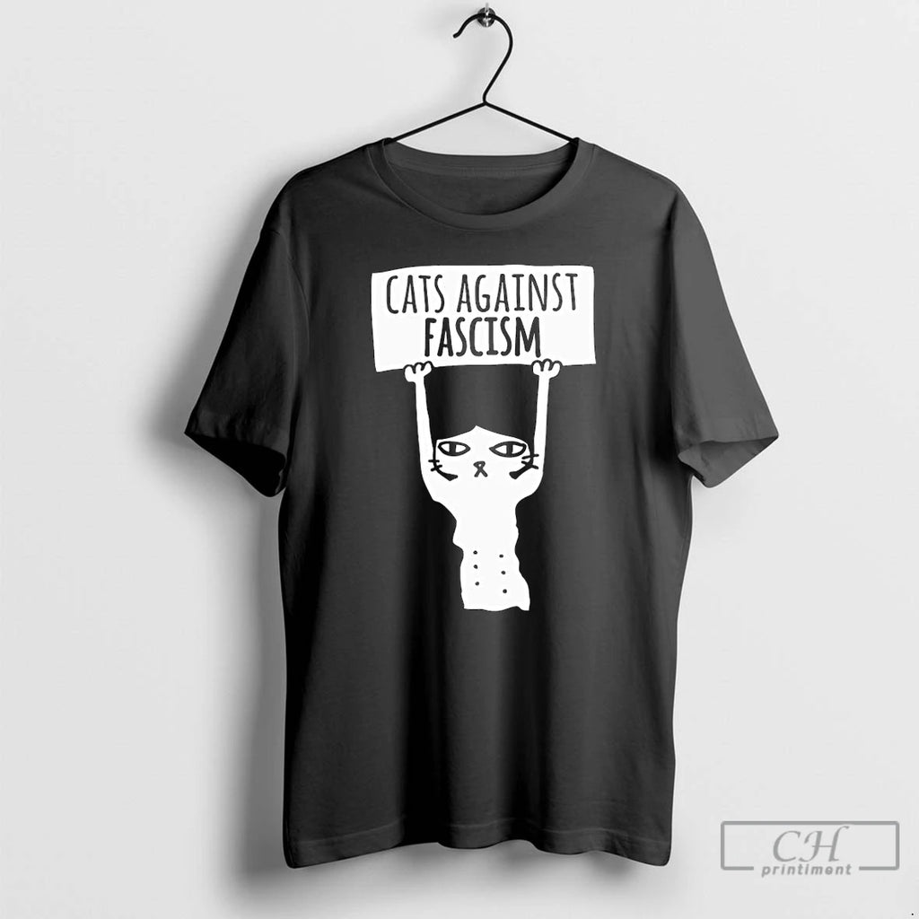 Premium Cats Against Fascism Democats Antifa Meme Long Sleve T Shirts