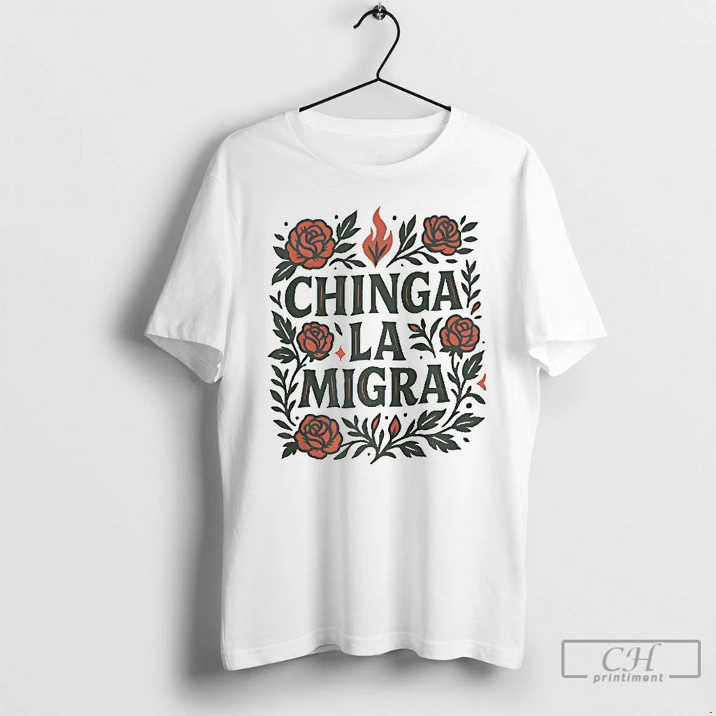 Premium Chinga La Migra La Resistencia Latinx Culture Protest T-Shirts, Hoodie, Sweatshirt | TeeBloomCo.com