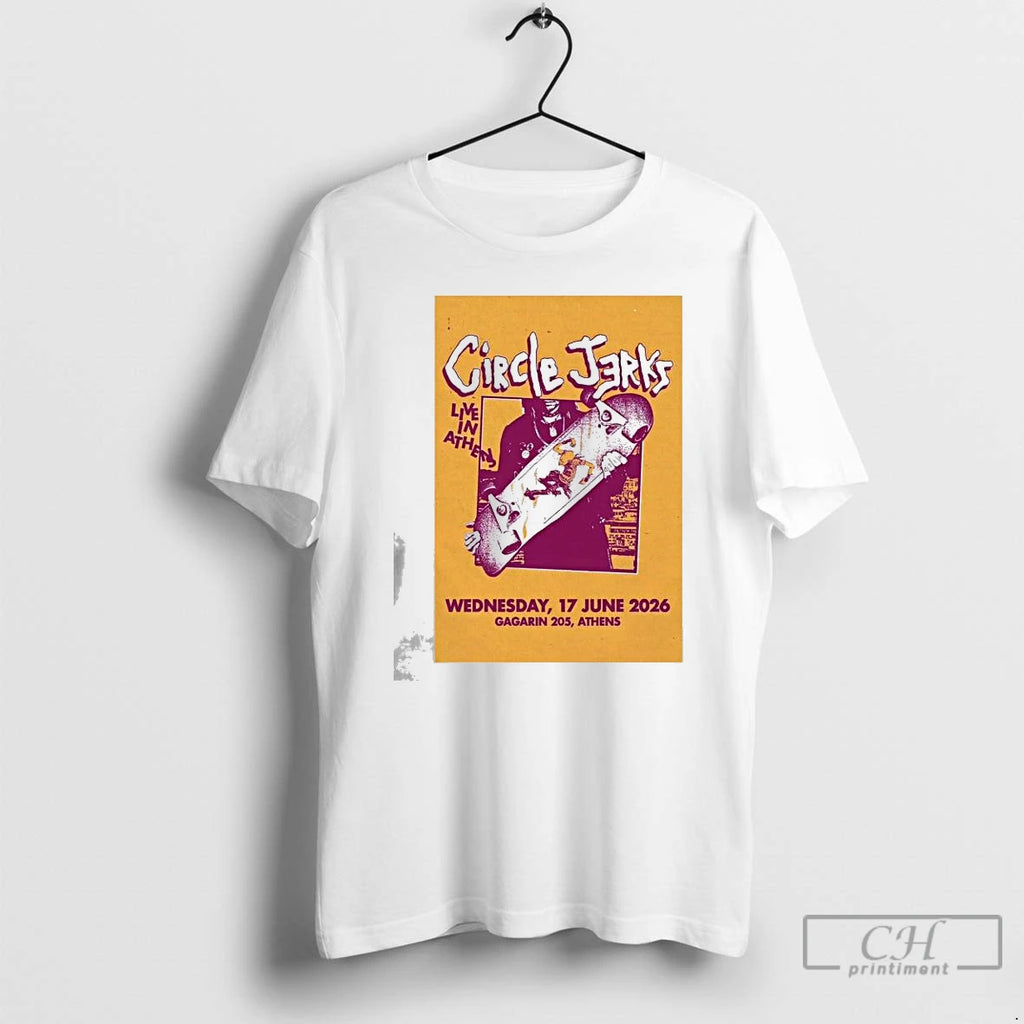 Premium Circle Jerks At Gagarin 205 On June 17 2026 T-Shirts, Hoodie, Sweatshirt | TeeBloomCo.com