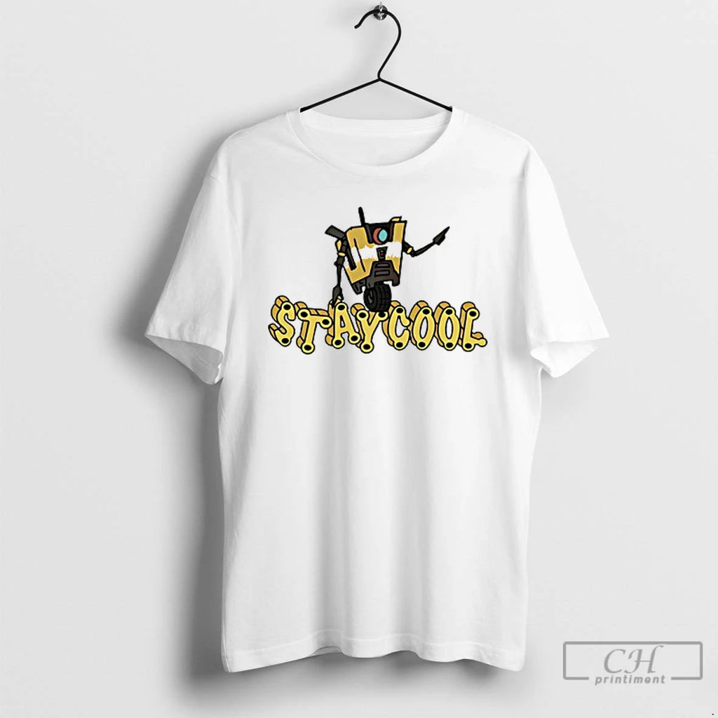 Premium Claptrap Staycool Borderlands T Shirts