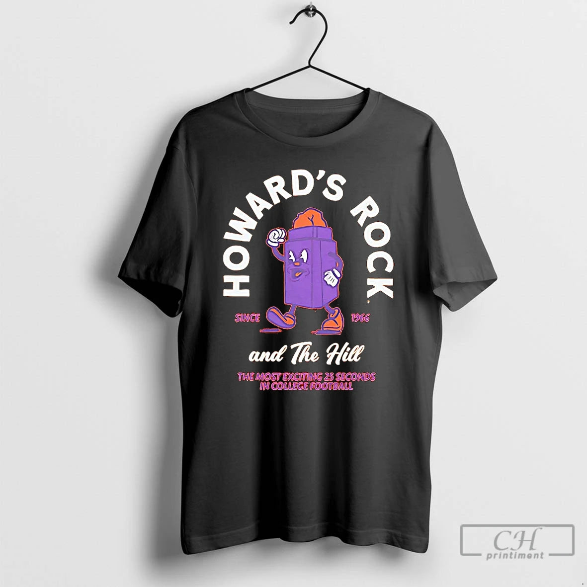Premium Clemson Tigers Howards Rock And The Hill Since 1966 T-Shirts, Hoodie, Sweatshirt | TeeBloomCo.com
