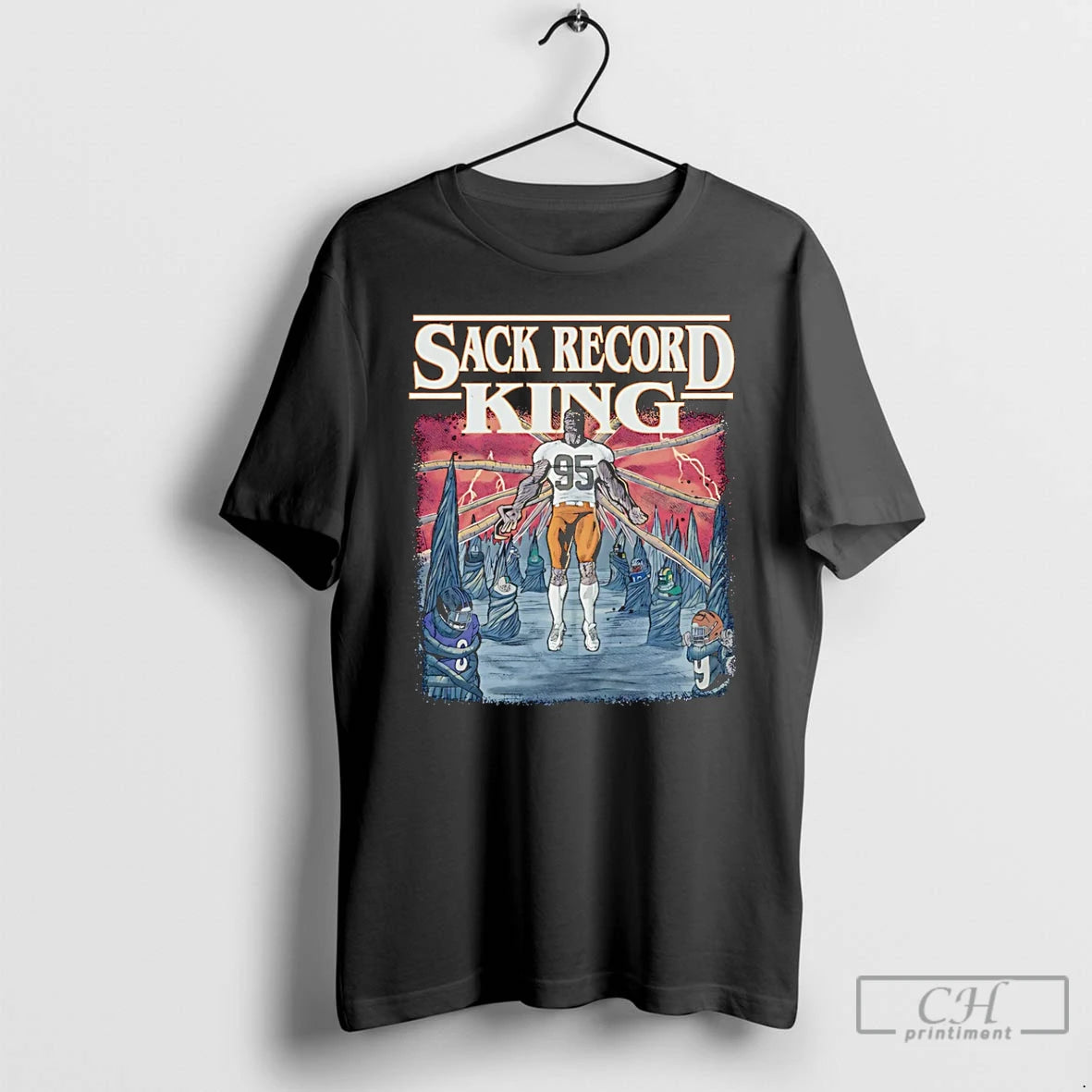 Premium Cleveland Browns Sack Record King Comic T-Shirts, Hoodie, Sweatshirt | TeeBloomCo.com