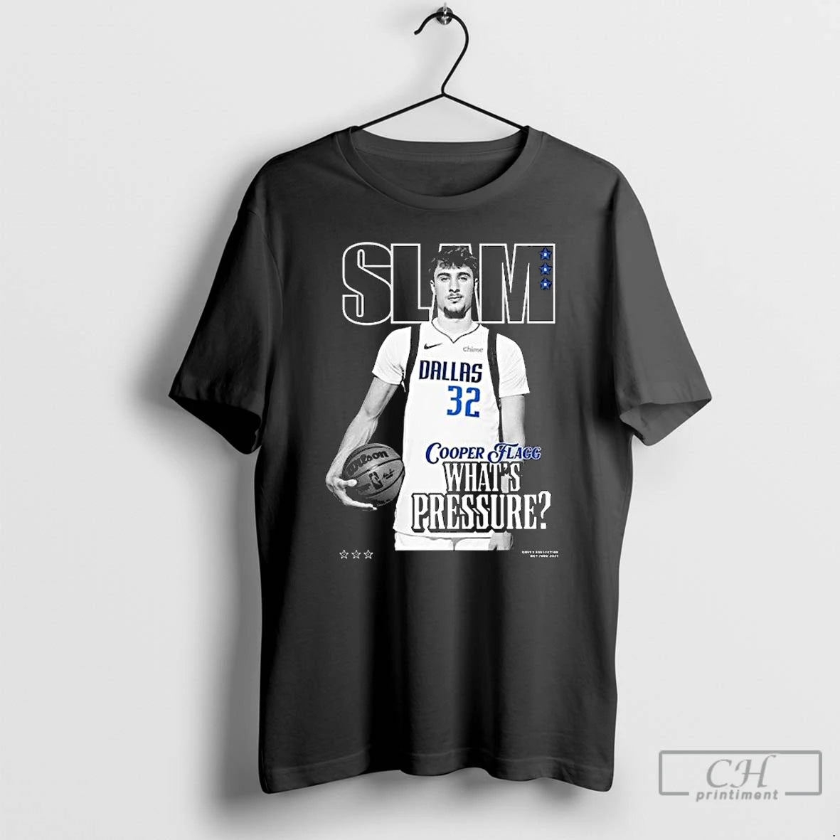 Premium Cooper Flagg Whats Pressure Dallas Mavericks Slam Cover T-Shirts, Hoodie, Sweatshirt | TeeBloomCo.com