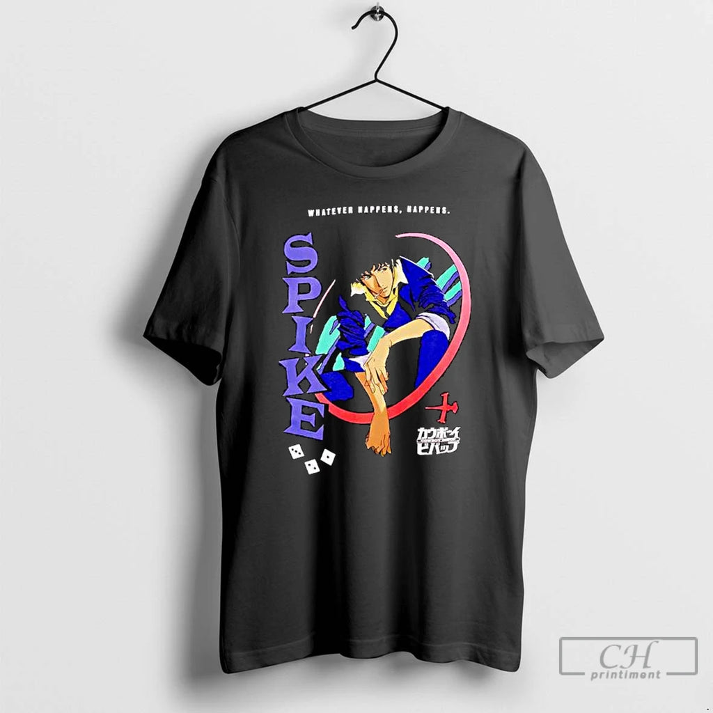Premium Cowboy Bebop Spike Dice Portrait Ornaments T Shirts