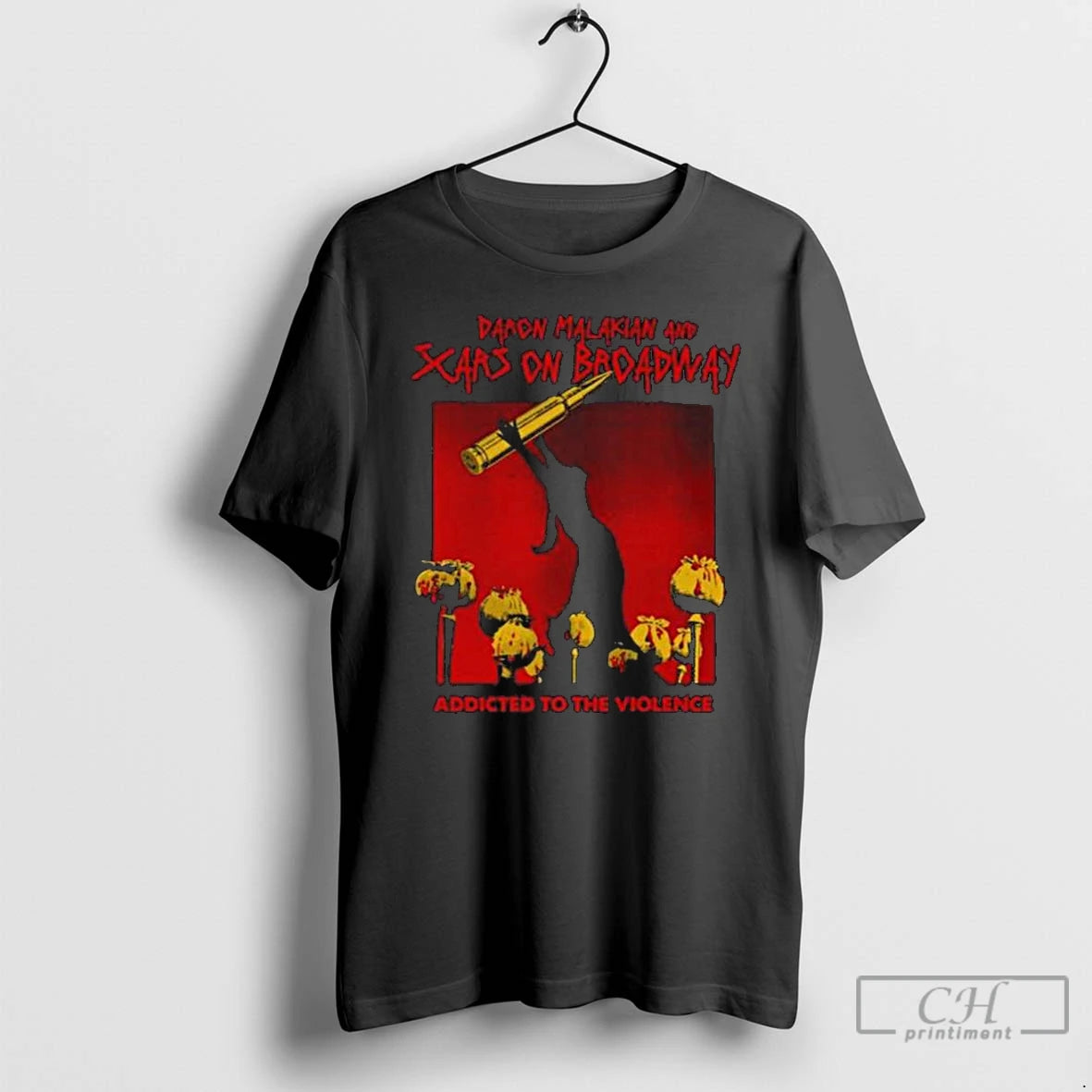 Premium Daron Malakian And Scars On Broadway Addicted To The Violence T-Shirts, Hoodie, Sweatshirt | TeeBloomCo.com