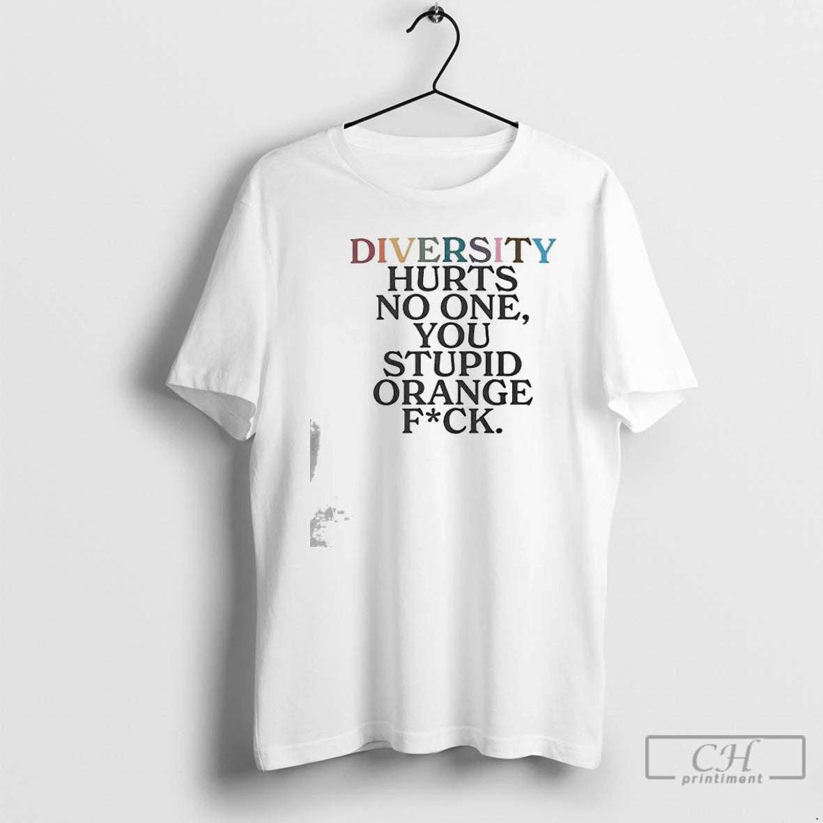Premium Diversity Hurts No One You Stupid Orange Fuck T-Shirts, Hoodie, Sweatshirt | TeeBloomCo.com