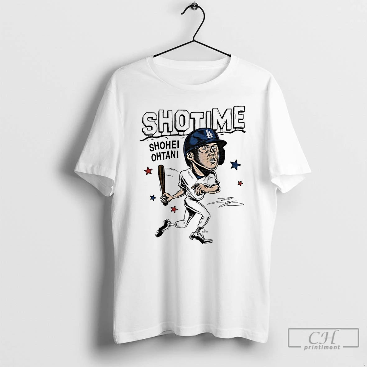 Premium Dodgers Shohei Ohtani Hollywood Signature Caricature T-Shirts, Hoodie, Sweatshirt | TeeBloomCo.com