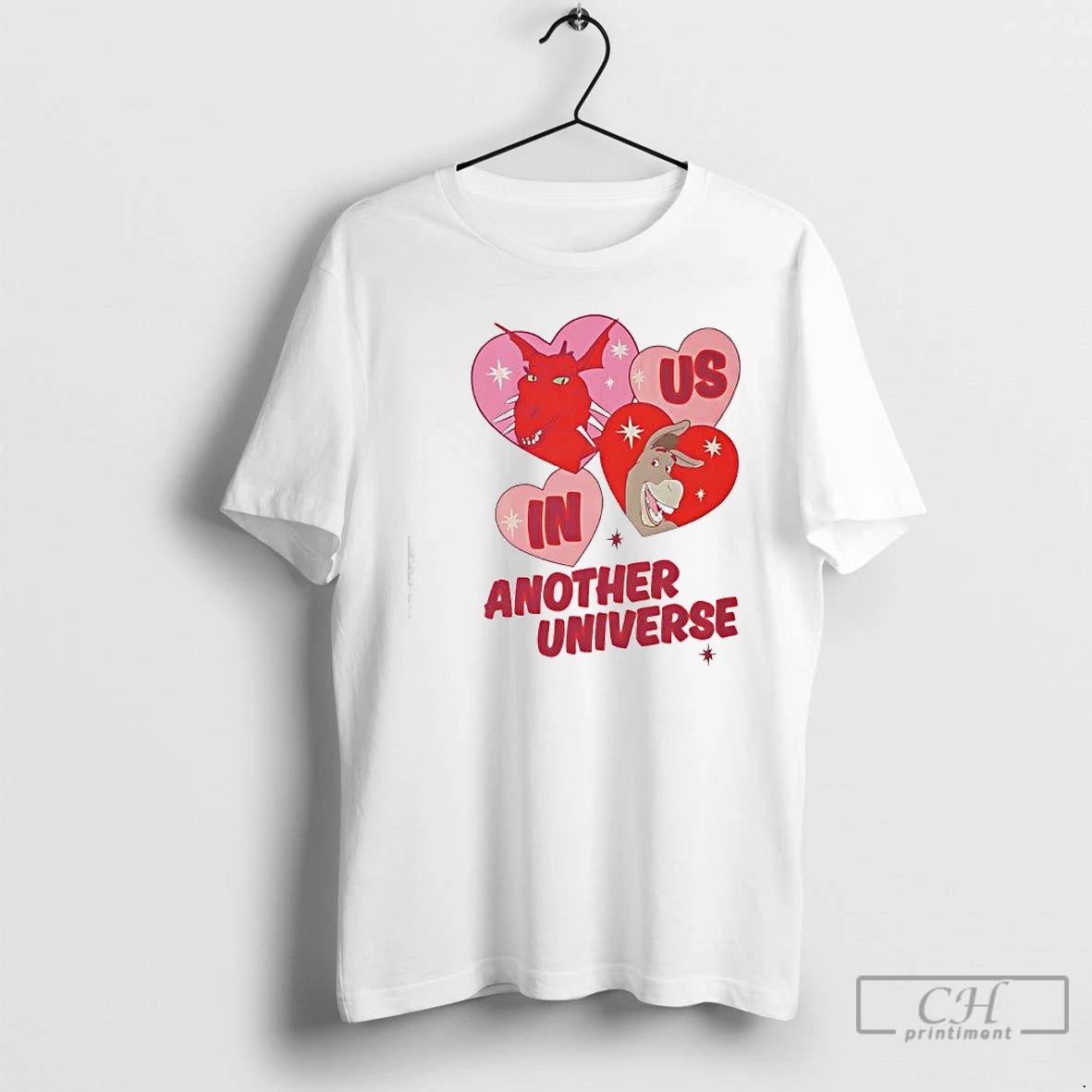 Premium Donkey And Shrek Us In Another Universe Graphic T-Shirts, Hoodie, Sweatshirt | TeeBloomCo.com