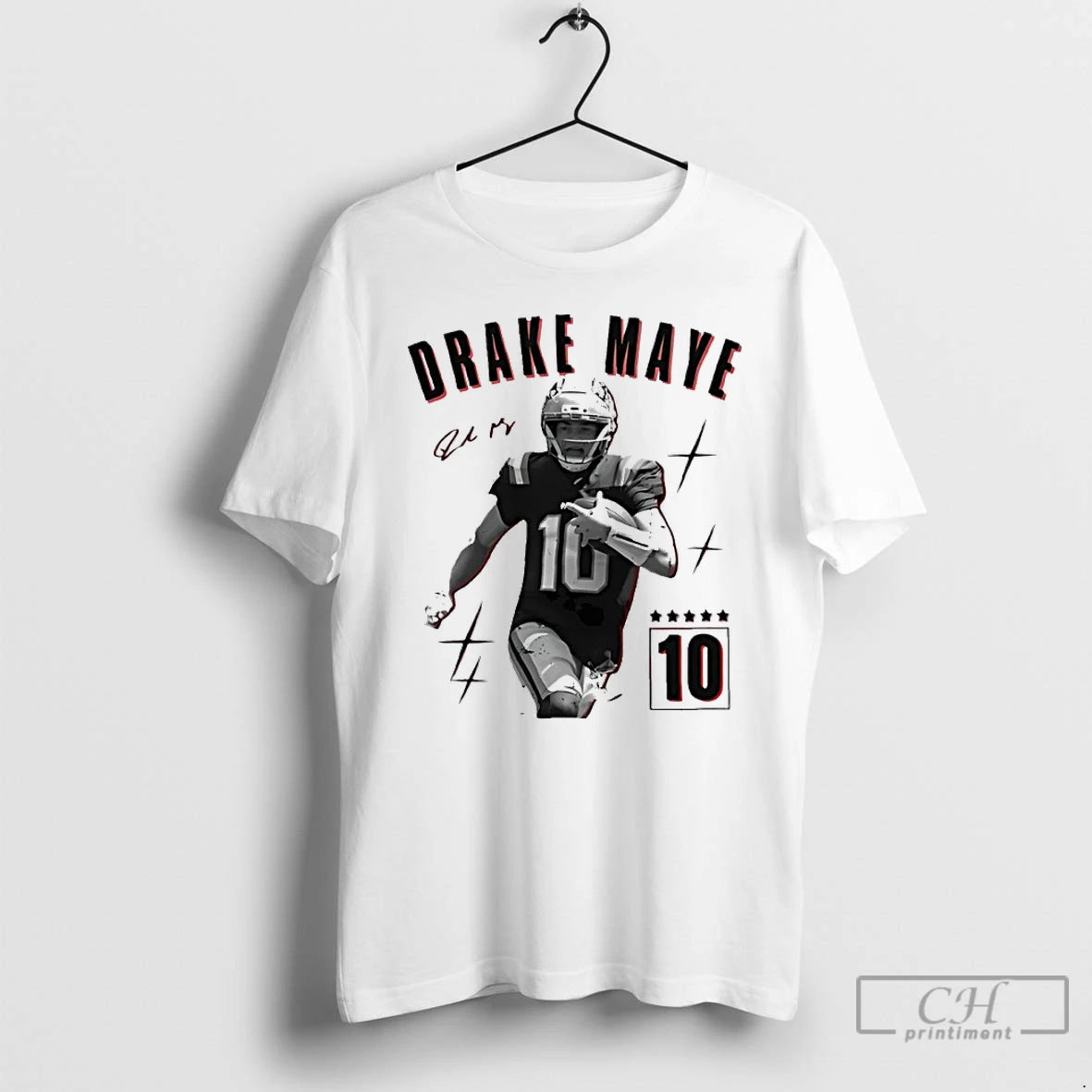 Premium Drake Maye New England Football Signature Graphic T-Shirts, Hoodie, Sweatshirt | TeeBloomCo.com