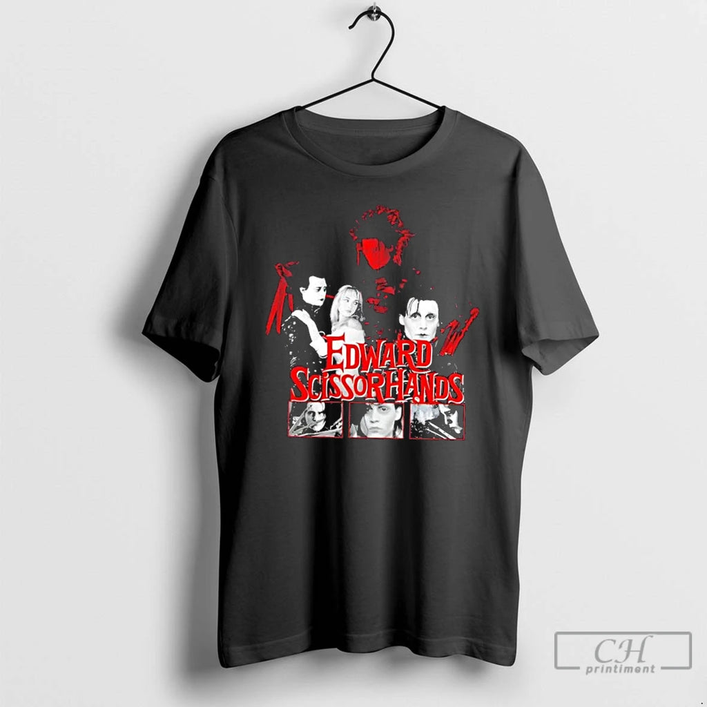 Premium Edward Scissorhands Movie Vintage Graphic T-Shirts, Hoodie, Sweatshirt | TeeBloomCo.com