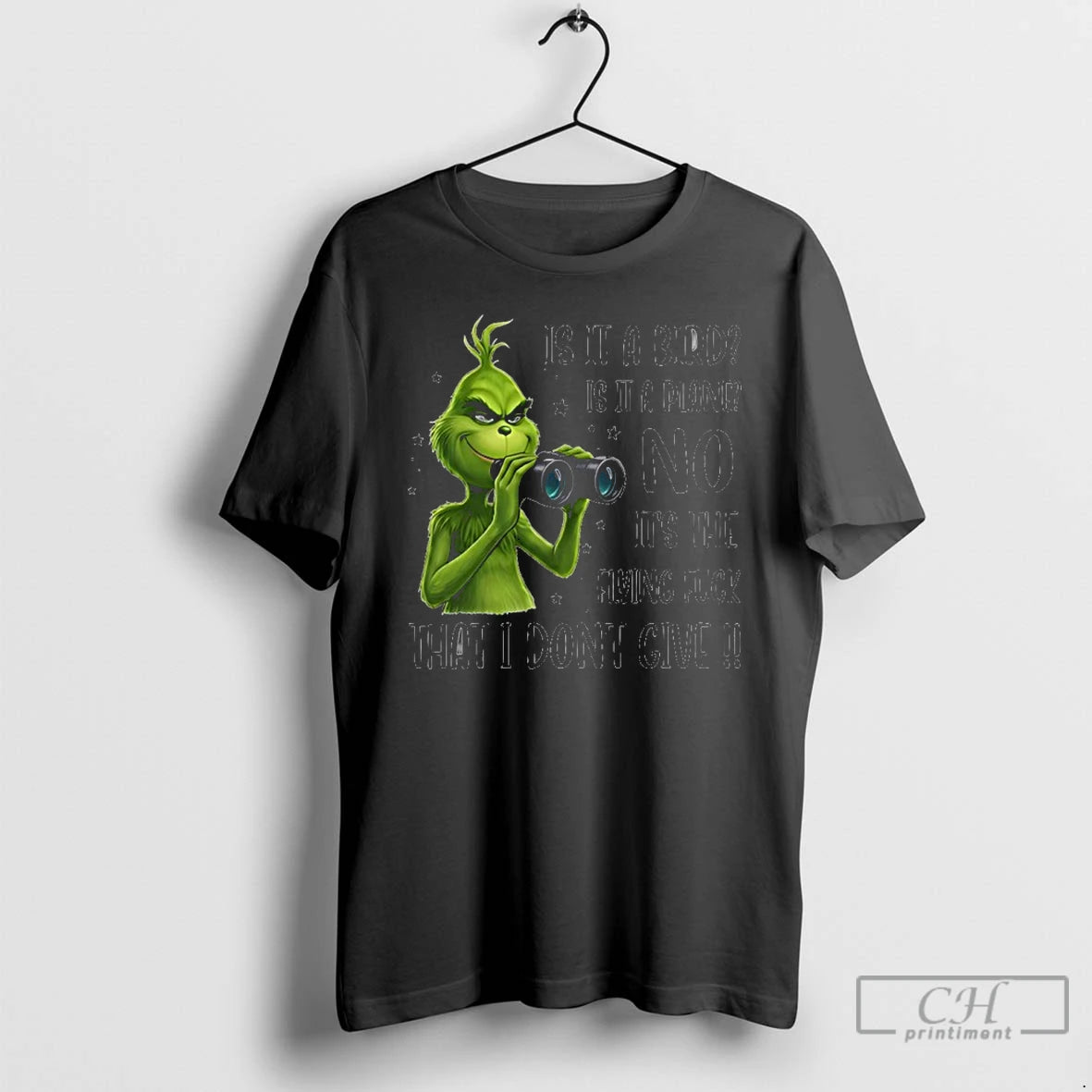 Premium Grinch Is It A Bird Is It A Plane No Its The Flying Fuck T-Shirts, Hoodie, Sweatshirt | TeeBloomCo.com