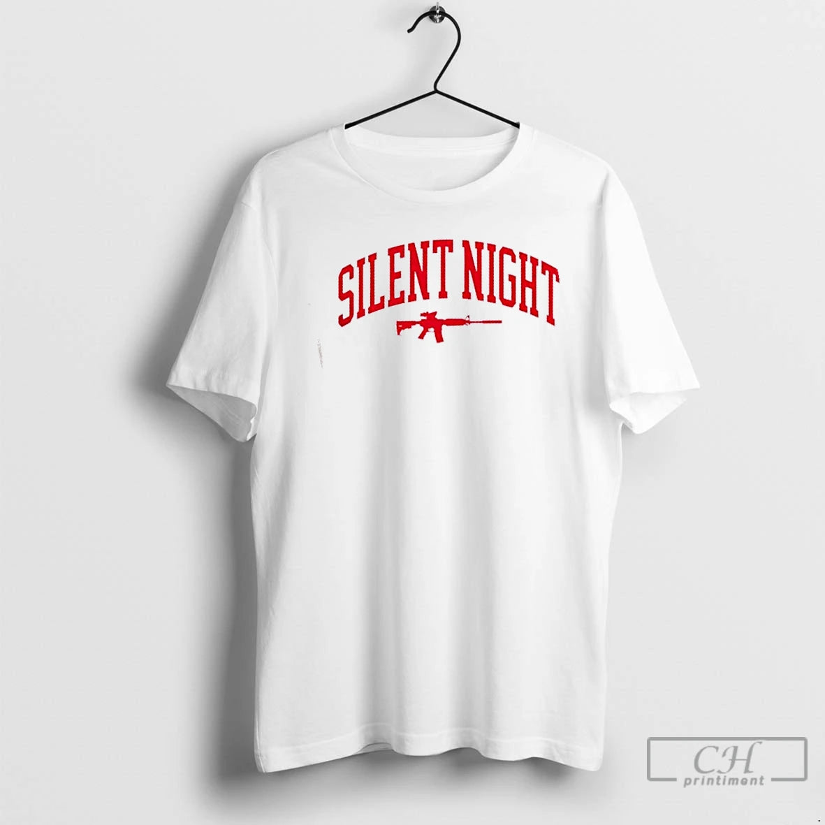 Premium Gun Silent Night Collegiate T-Shirts, Hoodie, Sweatshirt | TeeBloomCo.com