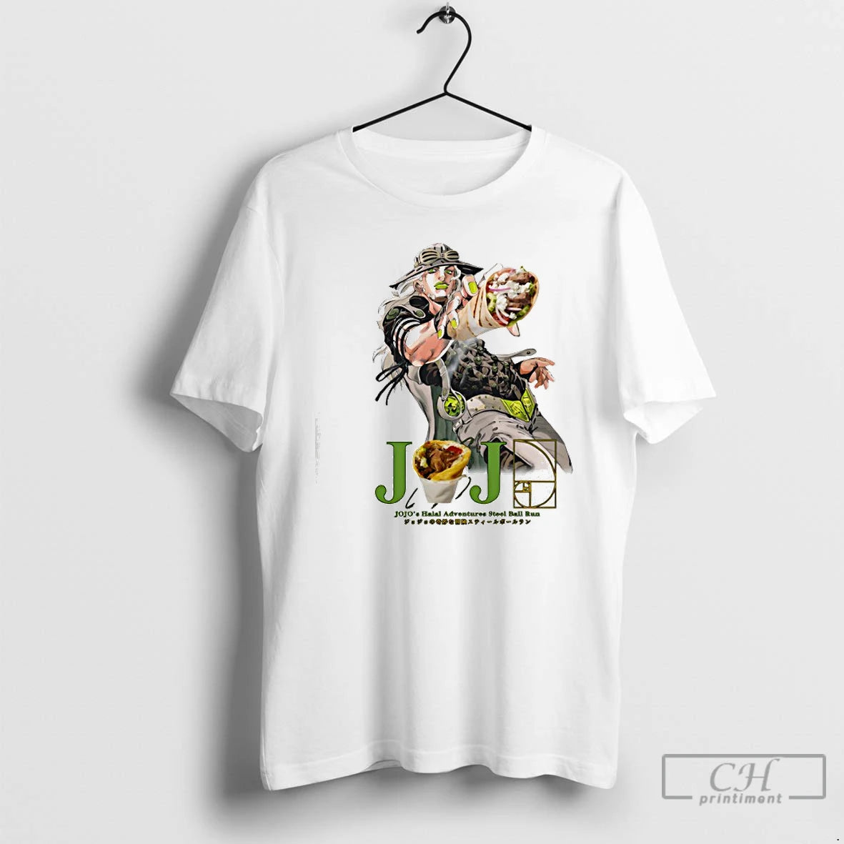 Premium Gyro Jojos Halal Adventures Steel Ball Run T-Shirts, Hoodie, Sweatshirt | TeeBloomCo.com