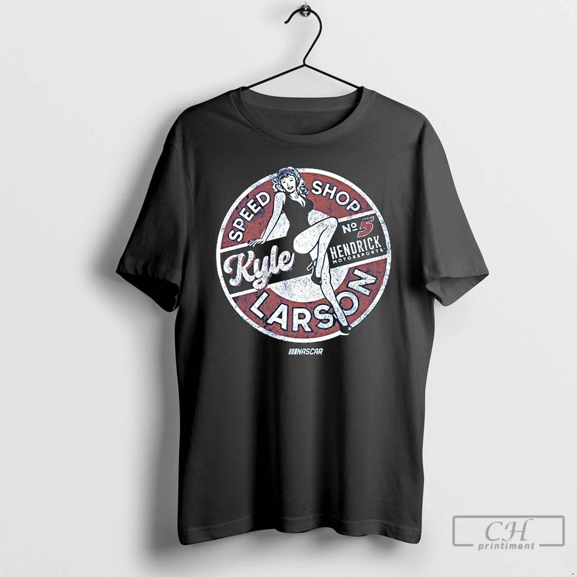 Premium Hendrick Motorsports Kyle Larson 5 Deep Pinup T-Shirts, Hoodie, Sweatshirt | TeeBloomCo.com