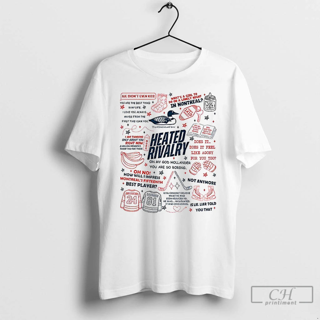 Premium Hockey Romance Couple Graphic Ilya Rozanov Shane Hollander Inspired T-Shirts, Hoodie, Sweatshirt | TeeBloomCo.com