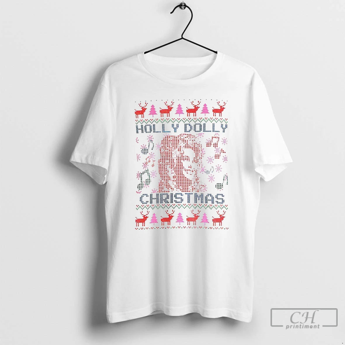 Premium Holly Dolly Christmas Merry Xmas T-Shirts, Hoodie, Sweatshirt | TeeBloomCo.com