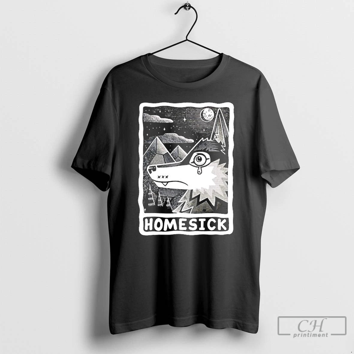 Premium Homesick Hearthfox Graphic T-Shirts, Hoodie, Sweatshirt | TeeBloomCo.com