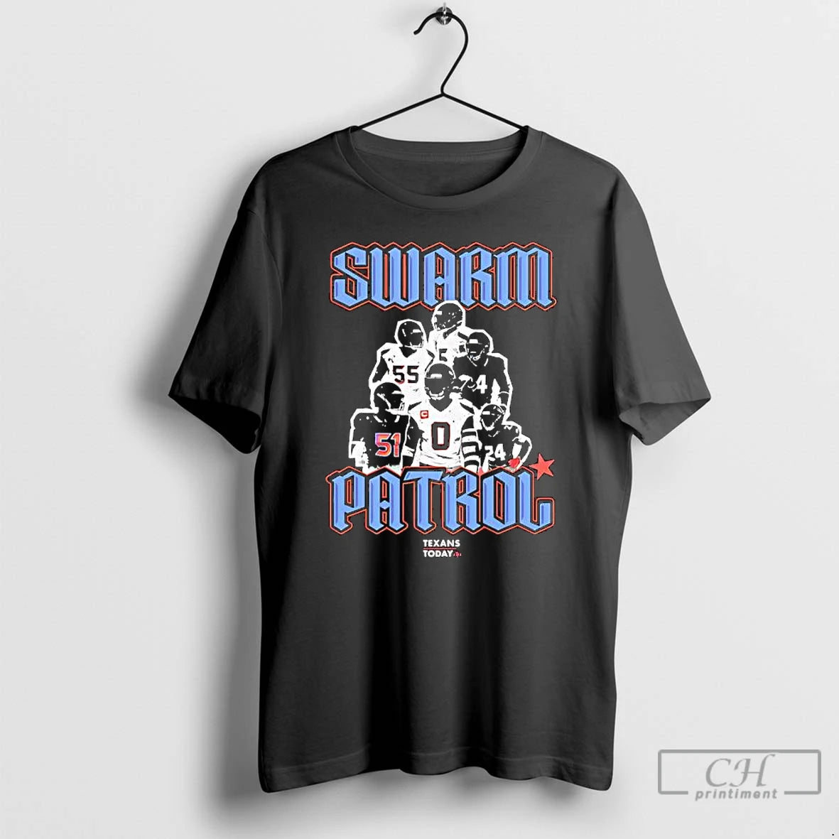 Premium Houston Texans Swarm Patrol Players Graphic T-Shirts, Hoodie, Sweatshirt | TeeBloomCo.com