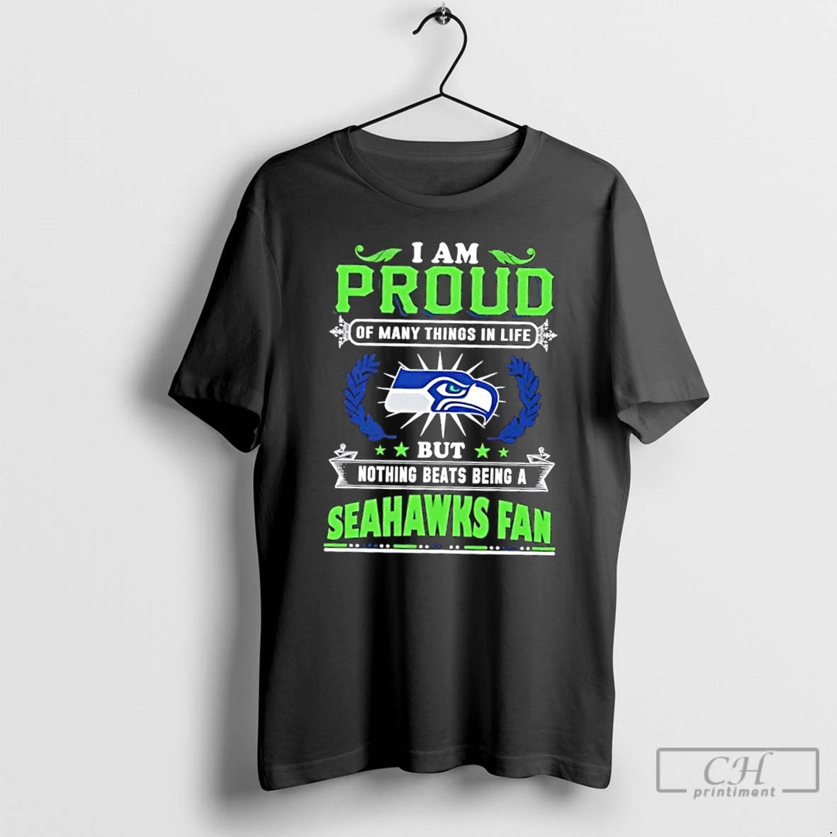 Premium I Am Proud Of Many Things In Life But Nothing Beats Being A Seattle T-Shirts, Hoodie, Sweatshirt | TeeBloomCo.com