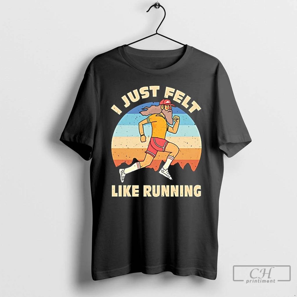 Premium I Just Felt Like Running Accidental Running Club Vintage T-Shirts, Hoodie, Sweatshirt | TeeBloomCo.com