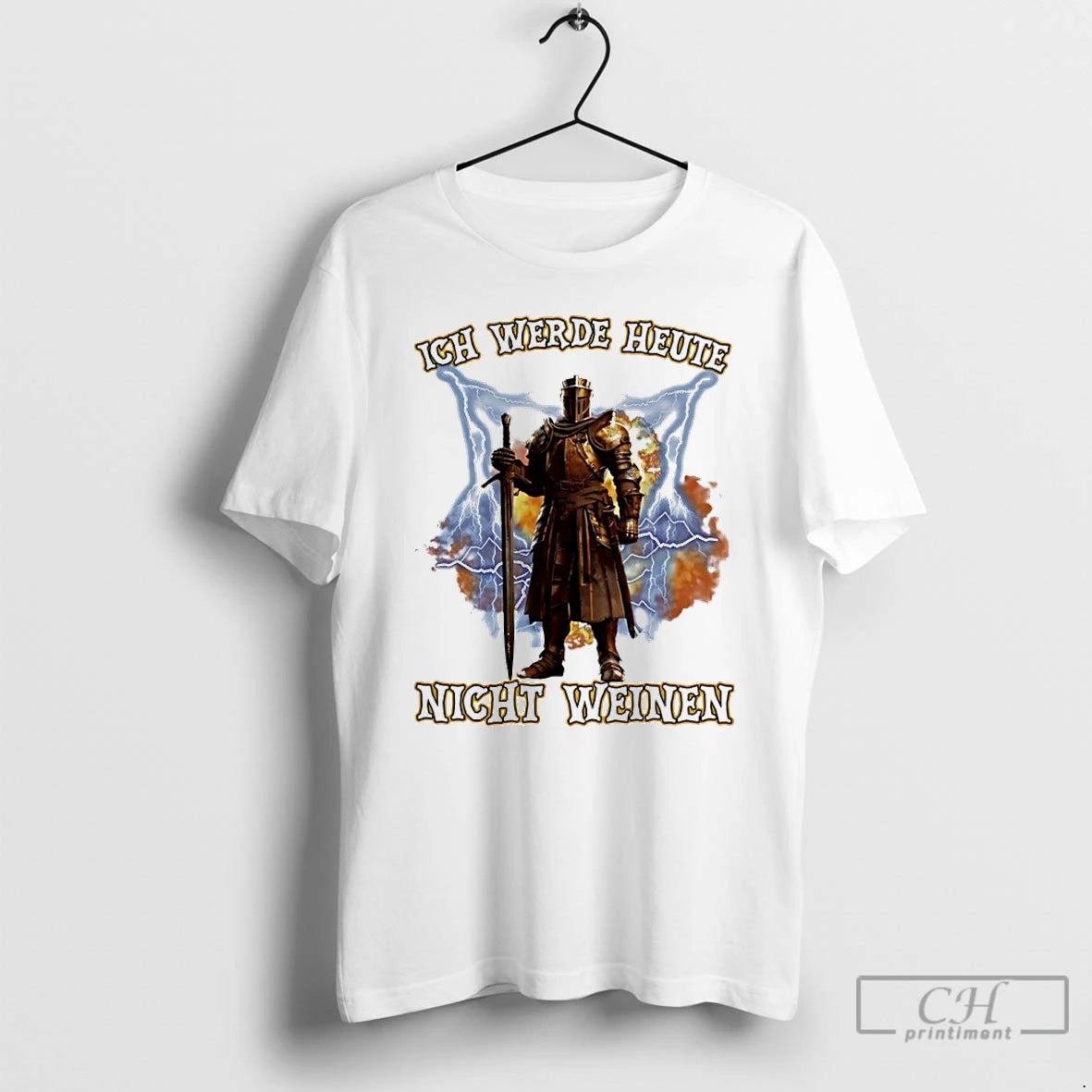 Premium Ich Werde Heute Nicht Weinen T Shirts