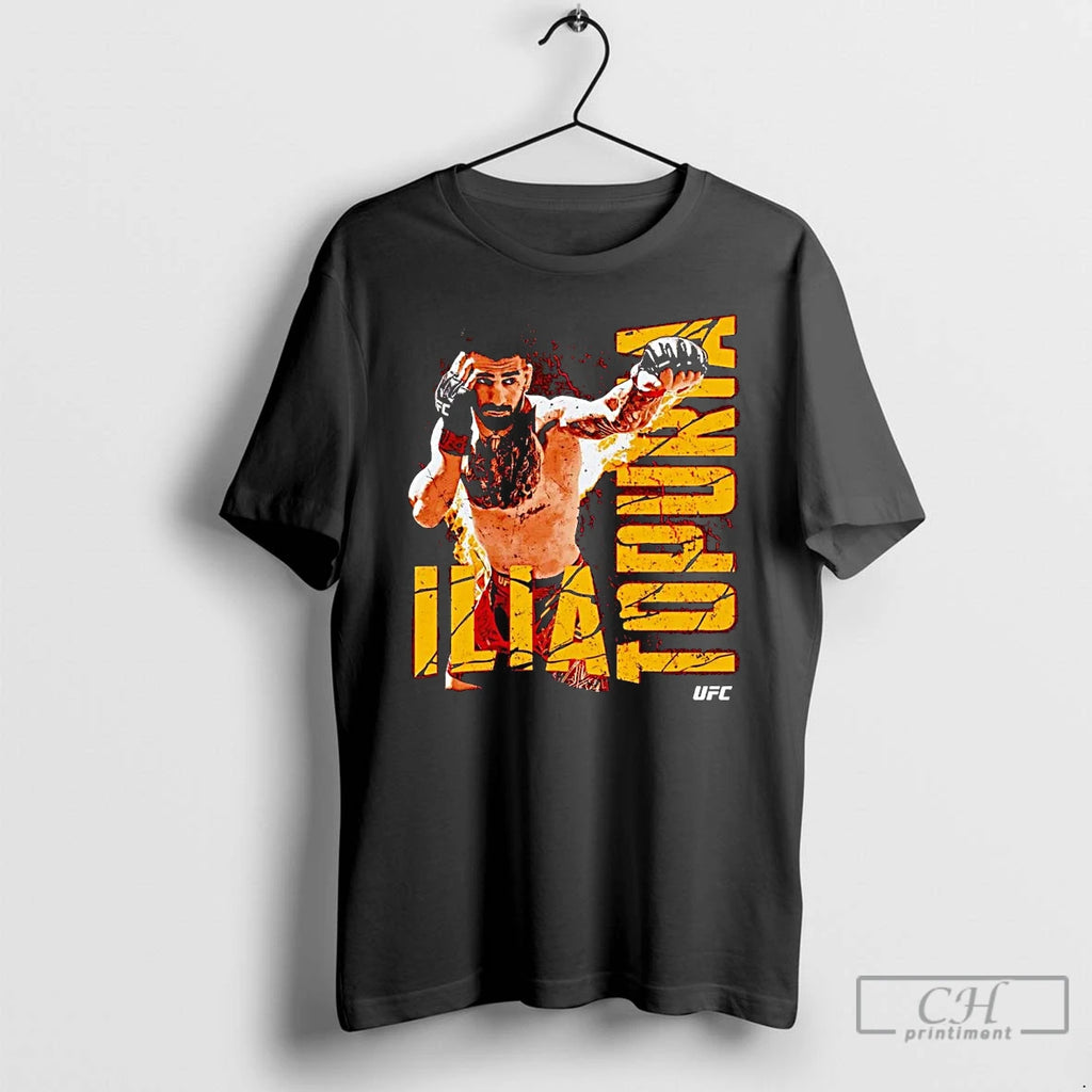 Premium Ilia Topuria Punch Ufc Fighter T Shirts