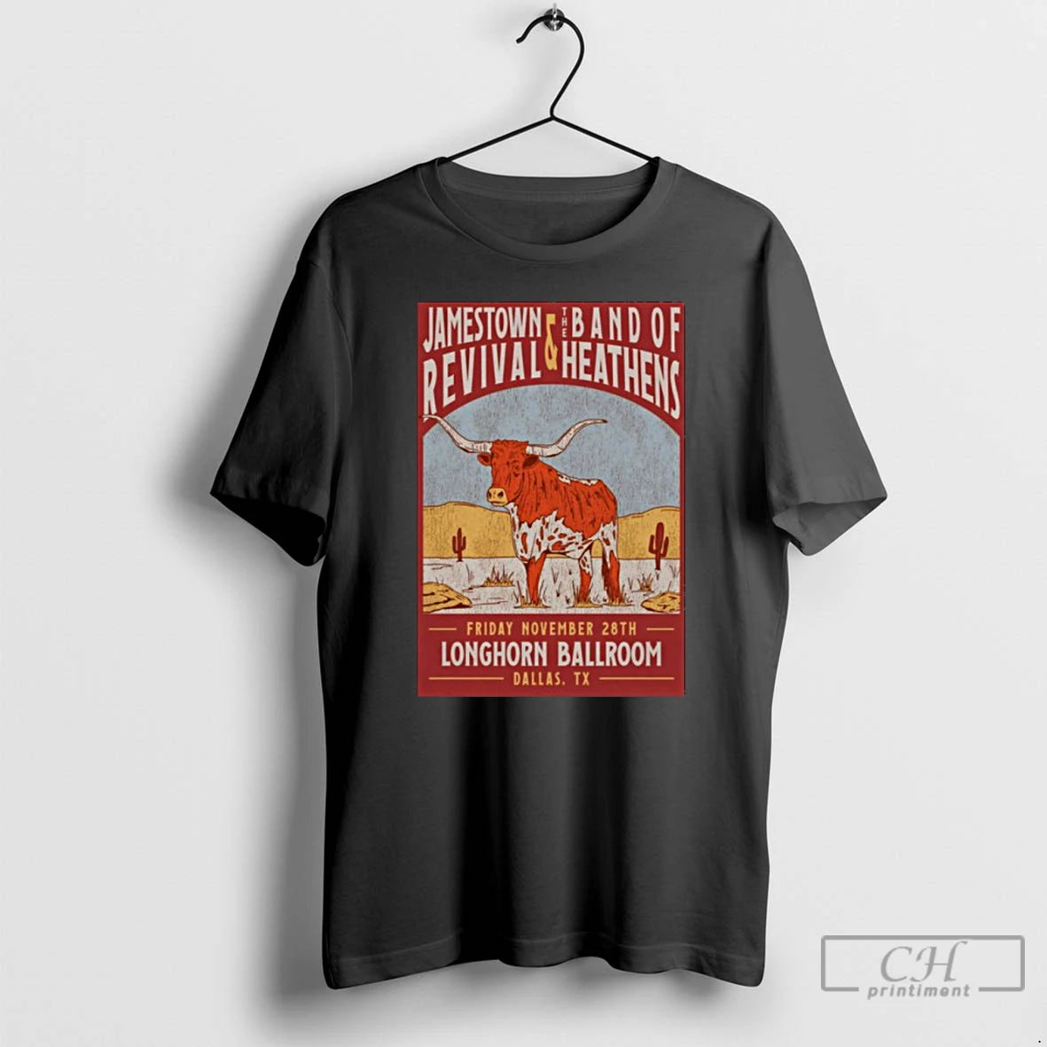 Premium Jamestown Revival And The Band Of Heathens November 28 2025 Dallas Tx T Shirts Hoodie, Sweatshirt | TeeBloomCo.com